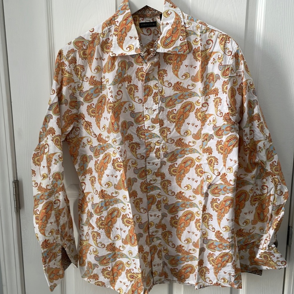 Structure collared shirt sz L
